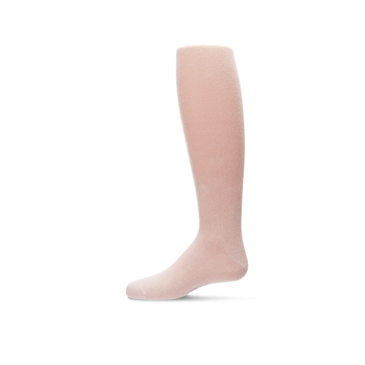 Memoi Girls Soft Pima Cotton Opaque Tights Blush - Mk-301