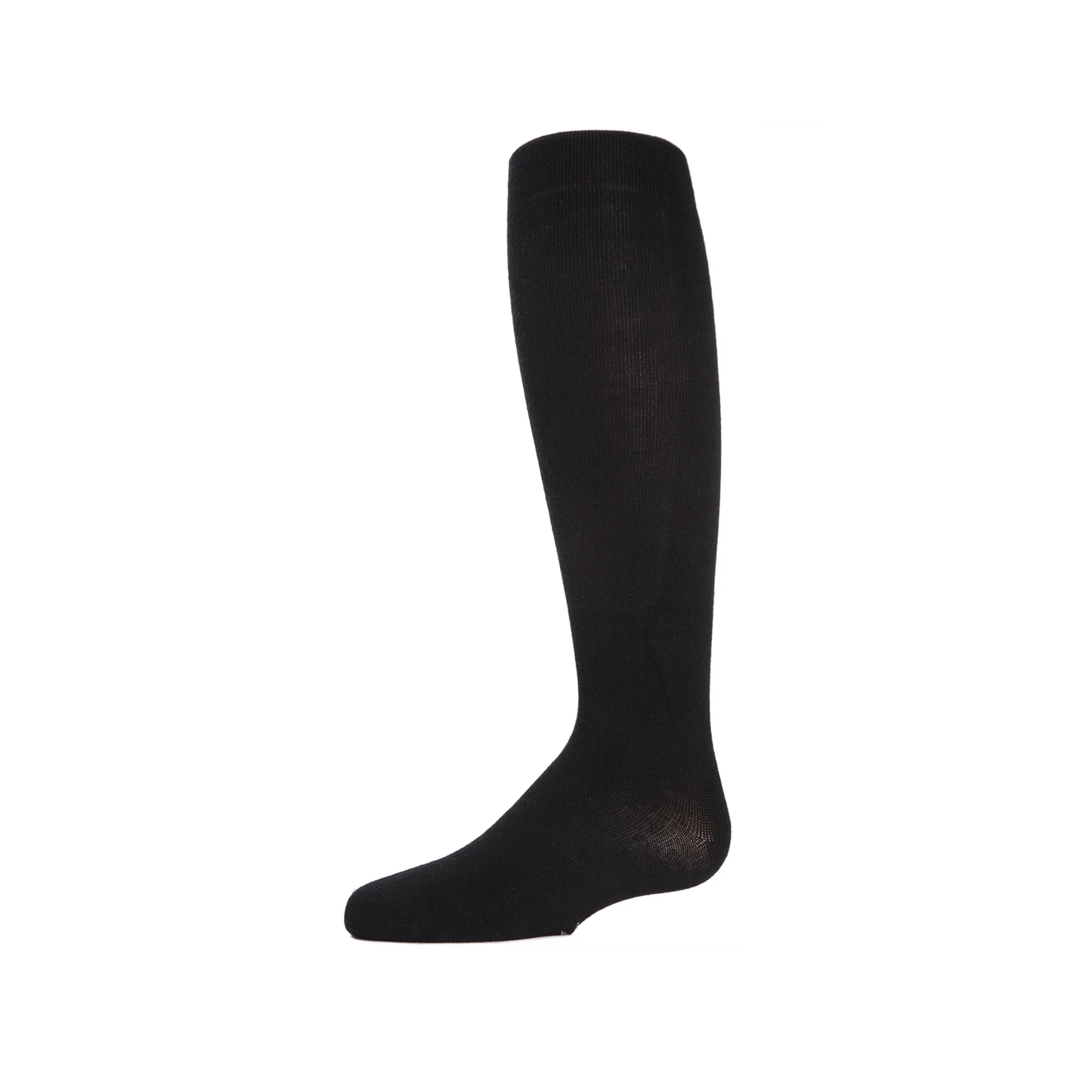 Memoi Girls Soft Pima Cotton Opaque Tights Black - Mk-301