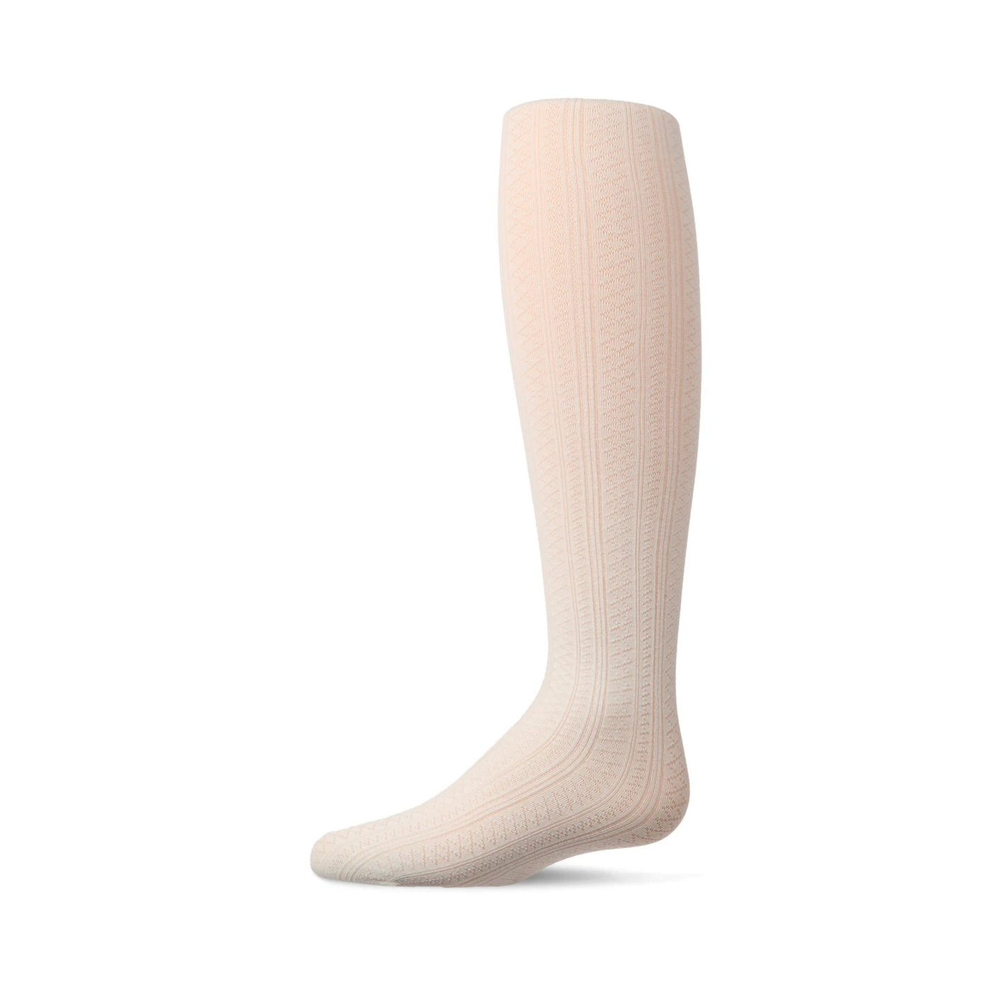 Memoi Multi Diamond Drop Stitch Tights - MKF-4095