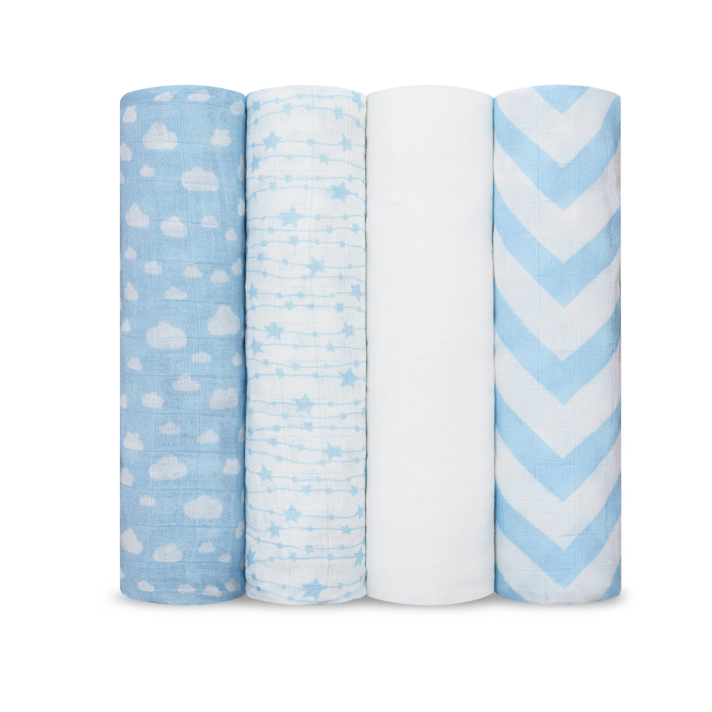Comfycubs Baby Muslin Swaddle Blanket 4Pk