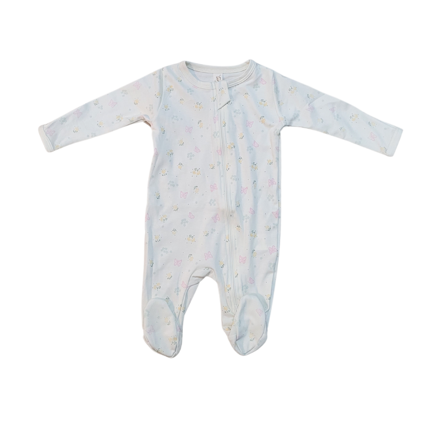 Tuntun Butterflies  Zip Footie