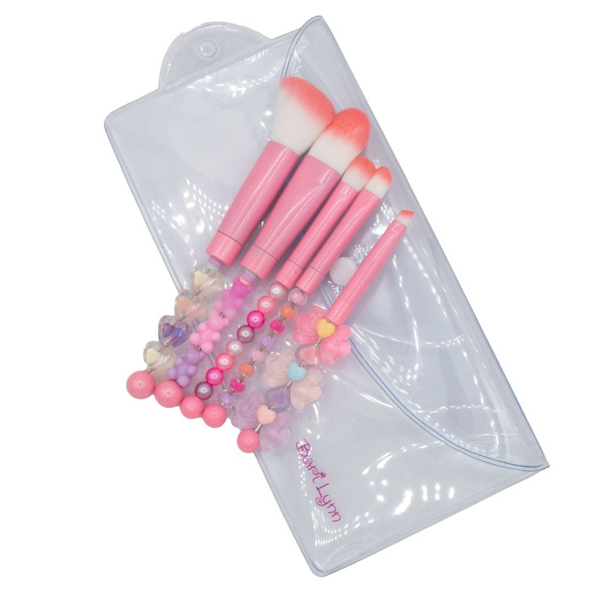 Bari Lynn Makeup Brushes In Pouch-Gummy