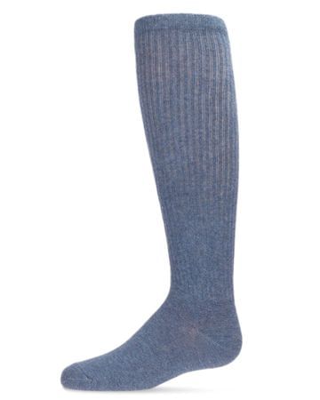 Spot-On Girls Athletic Ribbed Cotton Blend Knee High Sock