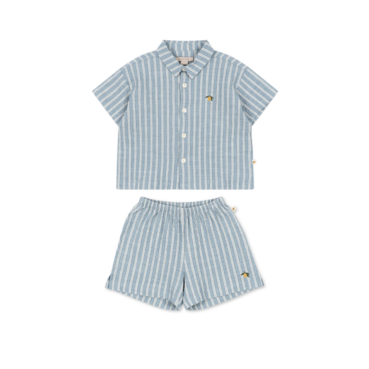 Konges Slojd Stripe Elliot Short Sleeve Shirt Set