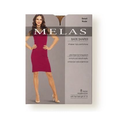Memoi Bare Shaper Top Pantyhose 8 Den Strength of 15
