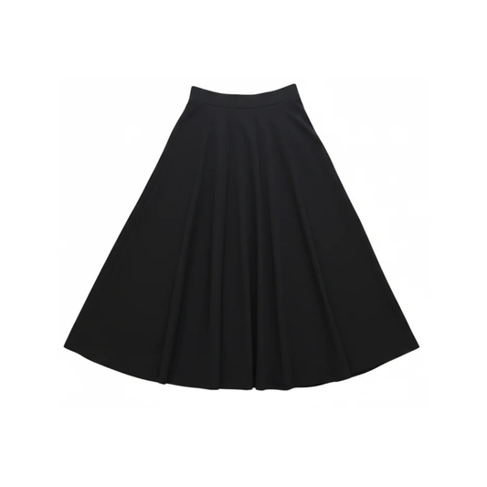 Hopscotch Girls Ribbed Panel Midi Skirt