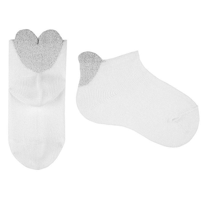 Condor Lux Cut Sock With 3D Metallic Heart