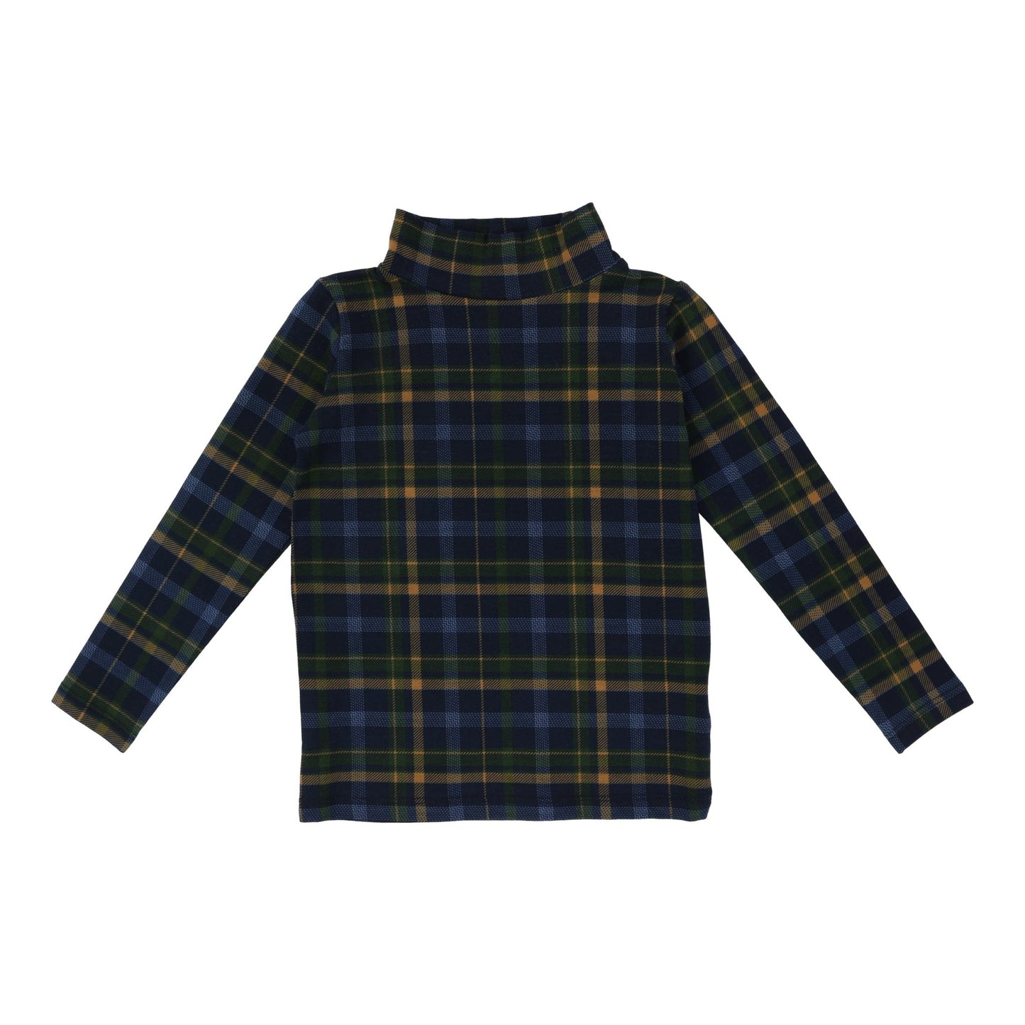 Analogie Plaid Mock Neck